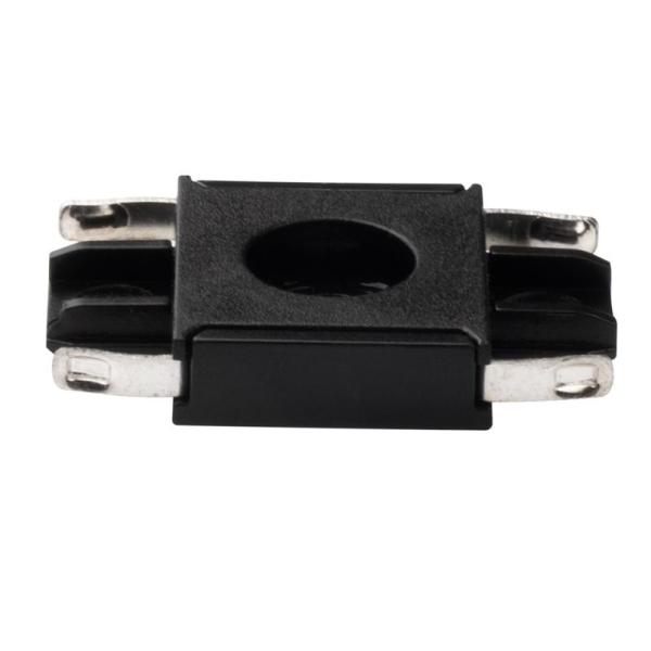 Коннектор Метр16 CI-BL I-обр. накладной шинопровод низковольтный Pro черн. JazzWay 5057272