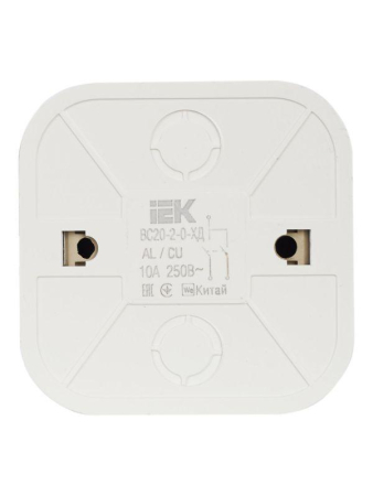 Выключатель 2-кл. ОП GLORY 10А ВС20-2-0-ХД дуб IEK EVH20-K24-10