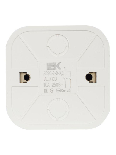 Выключатель 2-кл. ОП GLORY 10А ВС20-2-0-ХД дуб IEK EVH20-K24-10