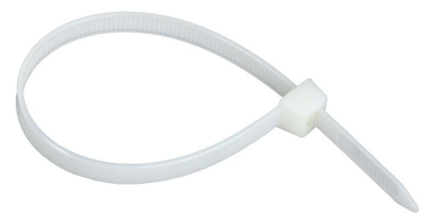 Хомут 7.6х220мм P6.6 стандартный бел. (уп.100шт) IEK UHH30-D076-220-100-K01