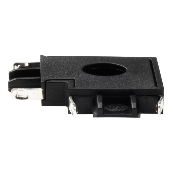 Коннектор Метр16 CL-BL L-обр. накладной шинопровод низковольтный Pro черн. JazzWay 5057296