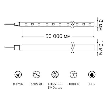 Лента Gauss 311000108