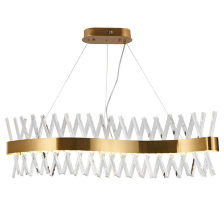 Подвесная люстра Natali Kovaltseva LED LAMPS 81357 GOLD SATIN