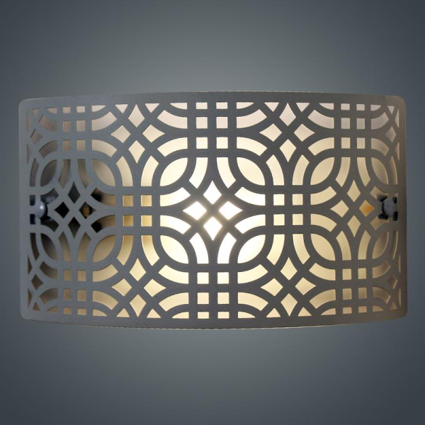 Светильник "Амина" 250х140 НББ 06-40 М42 держ. винт/шнур бел. (ИМ) настенный бел. муар Элетех 1005405252