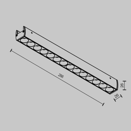 Светильник на шине Maytoni Technical TR162-1-12W3K-M-B