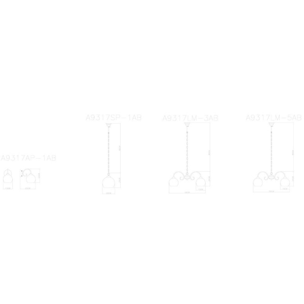 Бра ARTE Lamp A9317AP-1AB