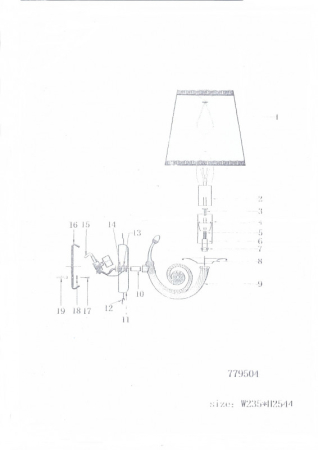 Бра Lightstar 779504