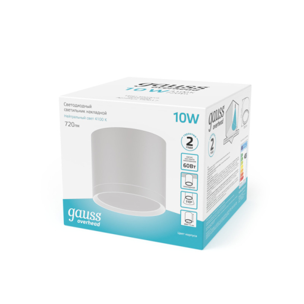 Накладной светильник Gauss HD024