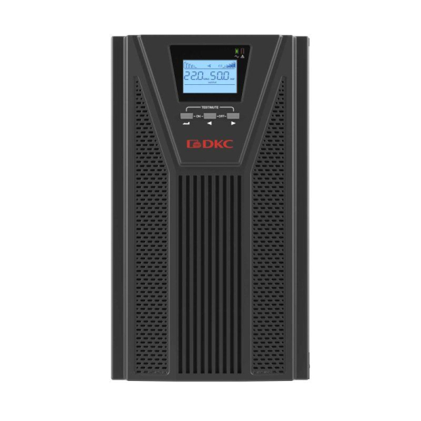 Источник бесперебойного питания Онлайн для Small Tower 3000 ВА/2700Вт 1/1 4xSchuko EPO USB RS-232 RJ45 8х7А.ч DKC SMALLT3A10S