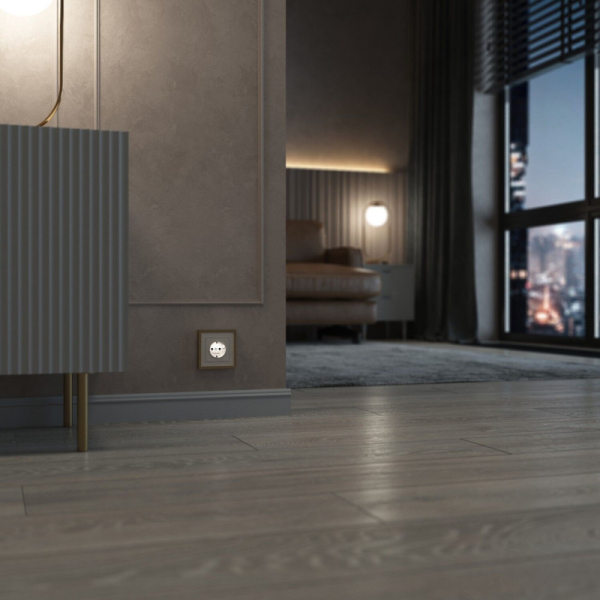 Розетка Werkel W1171462 айвори матовый