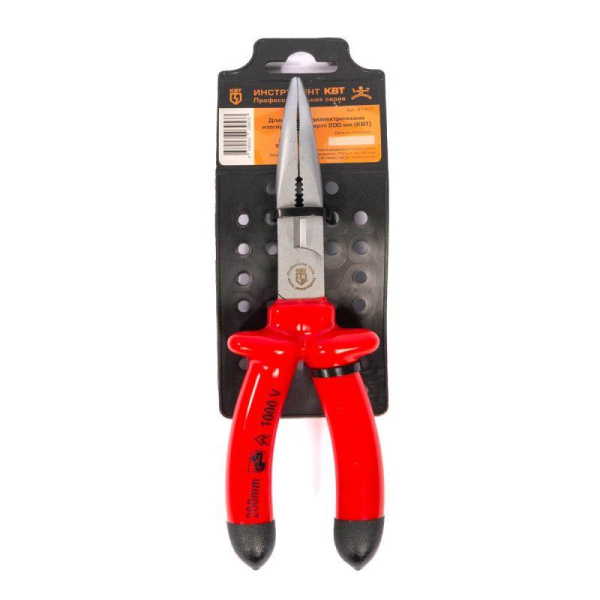 Длинногубцы диэлектрические изогнутые Эксперт 200 КВТ 87101