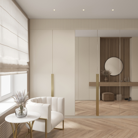 QUASAR 55 BRASS Встраиваемый потолочный гипсовый светильник