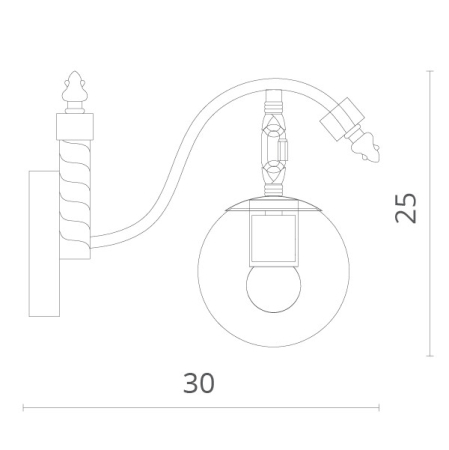 Бра Divinare 8055/01 AP-1