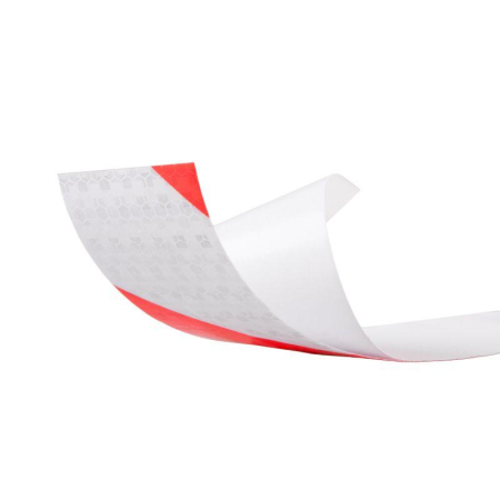 Лента светоотражающая самоклеящаяся, 50 мм х 10 м, красно-белая REXANT