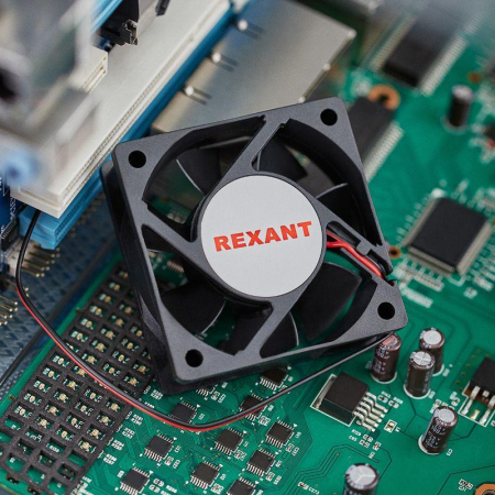 Вентилятор RX 6020MS, DC 12В REXANT