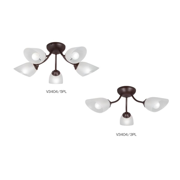 Люстра 5хE14 макс. 40Вт плафон ПП Vitaluce V3404/5PL