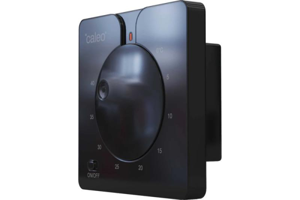 Терморегулятор C430 black встраиваемый аналоговый 3.5кВт CALEO 0К-00000791