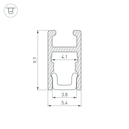 Профиль Arlight 036385