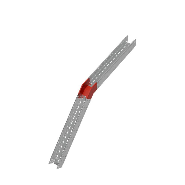 Угол для лотка вертикальный внешний 45град. 100х100мм "ПЛЮС" HD85 КМ PL18510