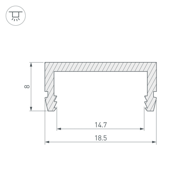 Профиль Arlight 027088