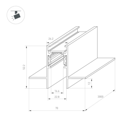 Шинопровод Arlight 033635