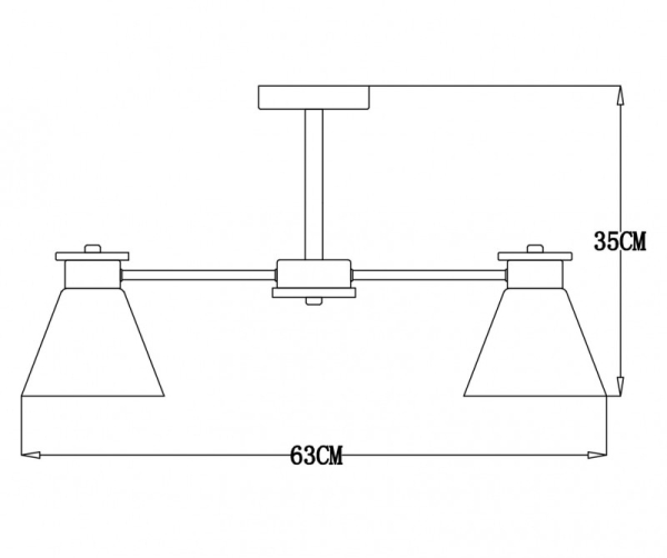 Люстра на штанге ARTE Lamp A1031PL-5WH