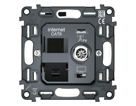 Розетка Ambrella Volt VM195