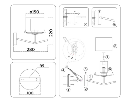 Бра Ambrella Light LH57010