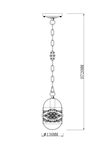 Подвесной светильник Escada 10168/1S