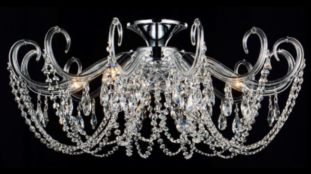 Накладная люстра Crystal Lux IMPERIA PL6 CHROME/TRANSPARENTE