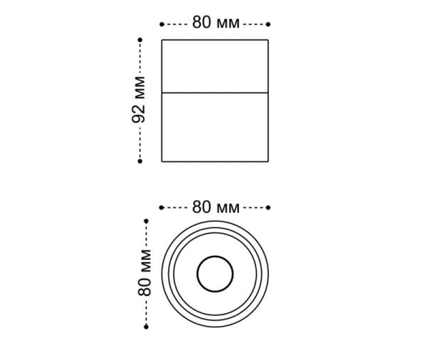 Накладной светильник ITALLINE IT014-0201 white