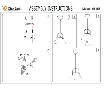 Подвесной светильник Kink Light 08458-1A,19