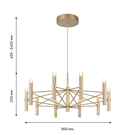 Подвесная люстра Favourite 4759-10P