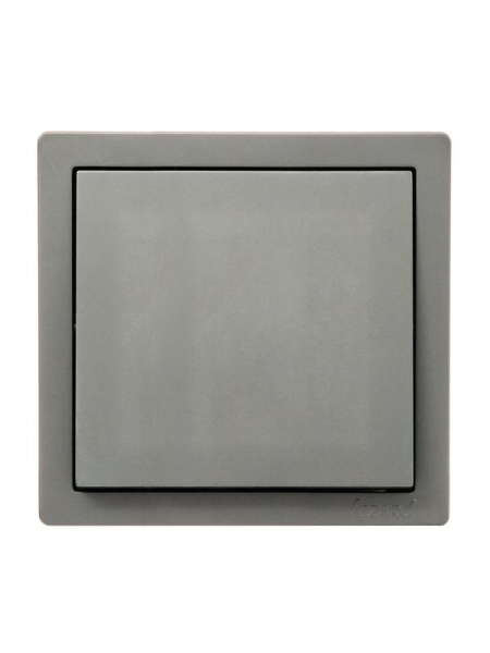 Выключатель 1-кл. ОП LETO платина LEZARD 752-3500-100