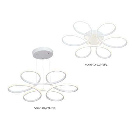 Светильник светодиодный LED 112Вт 3000К Vitaluce V04610-03/6PL