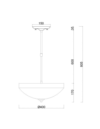 Люстра на штанге MyFar MR1526-4C