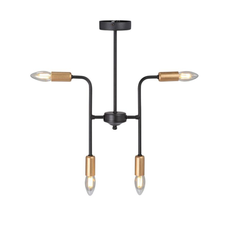 Люстра 4xE14 макс. 40Вт Vitaluce V3022-1/4PL