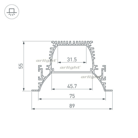 Профиль Arlight 036357