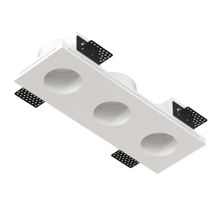 QUASAR 55 TRIO Встраиваемый потолочный гипсовый светильник