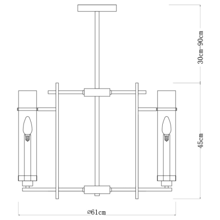 Люстра на штанге ARTE Lamp A1688LM-6CC