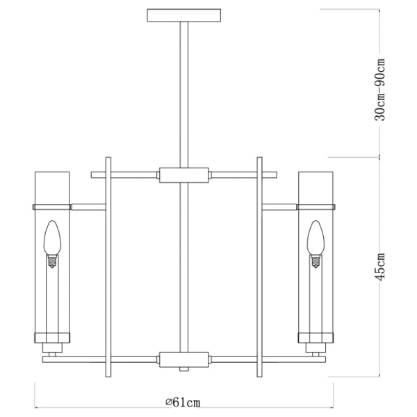 Люстра на штанге ARTE Lamp A1688LM-6CC