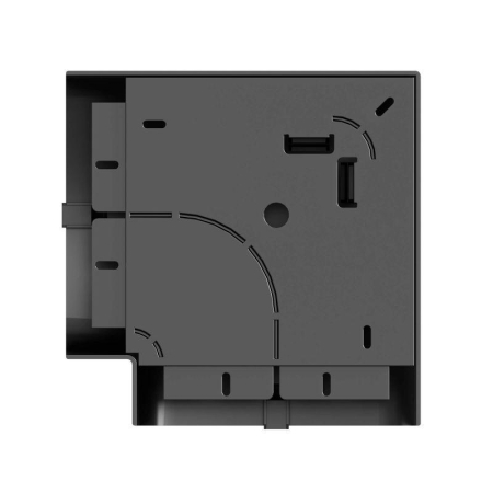 Угол плоский для кабель-канала 110х50 черн. DKC 01003A