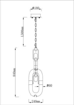 Подвесной светильник Fluorite FL1100-2P