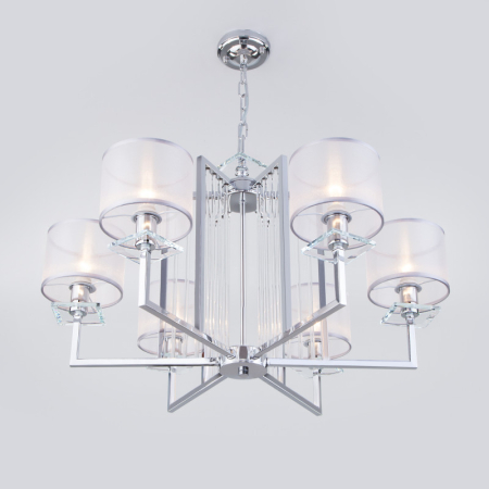 Подвесная люстра Eurosvet 60123/6 хром Smart (60108/6)