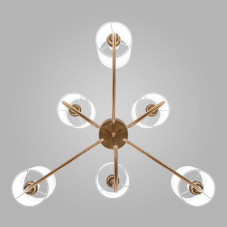 Подвесная люстра Eurosvet 60164/6 латунь