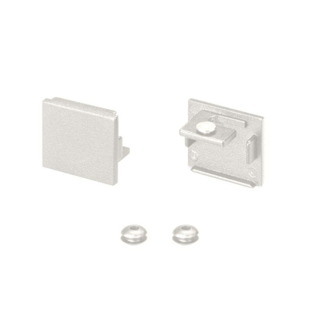 Заглушка SL-LINE-2522 WHITE глухая металл (комплект) Arlight 043120