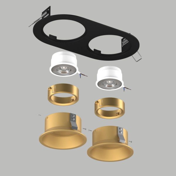 Встраиваемый светильник Lightstar D6570303GMOD