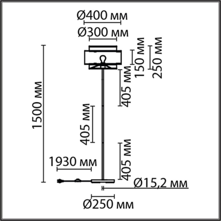 Торшер LUMION 8043/1F