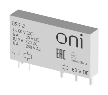 Реле ультратонкое OSR 1C 60В DC ONI OSR-2