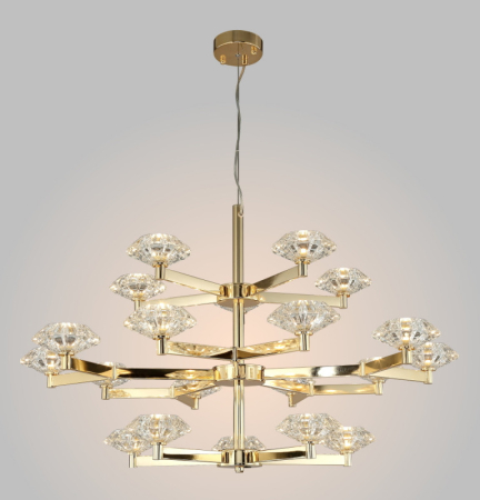 Подвесная люстра Crystal Lux REBECA SP5+10+5 GOLD